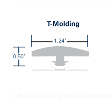 COREtec® T-Molding Measurements